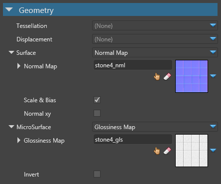 Geometry properties