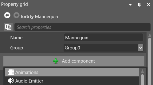 Add animation component