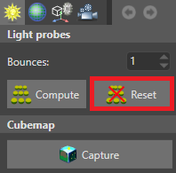 Reset light probes