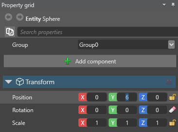 Change Sphere position