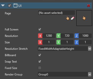 UI component