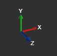 Scene orientation gizmo