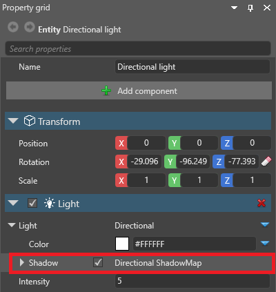 Enable light shafts