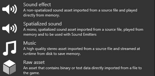 Choose Asset type