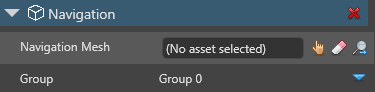 No navigation mesh selected