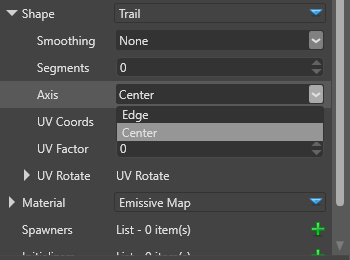 Set Axis to Center