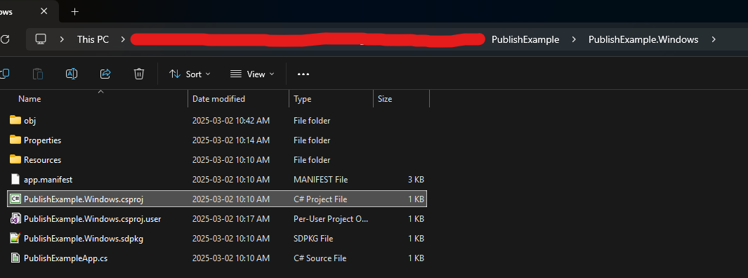 Project Folder