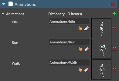 Animations added to component
