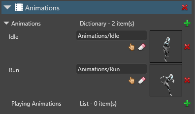 Animations list