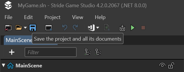 New Project dialog
