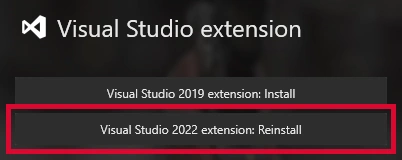 Visual Studio extension