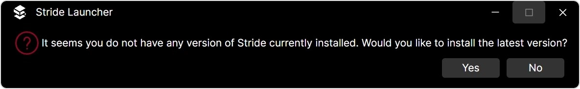 Install Stride | Stride manual