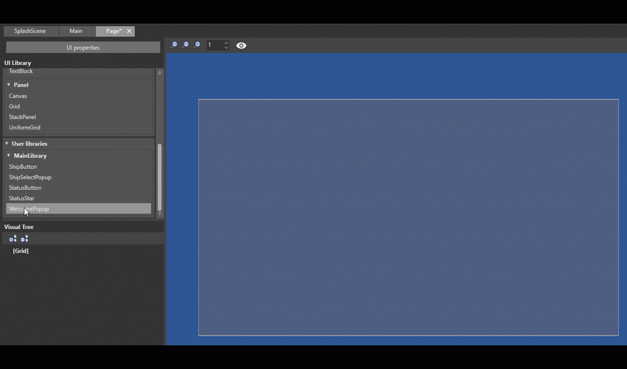 UI editor | Stride manual